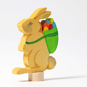 GRIMM'S Decorative Figure Rabbit with Basket - playhao - Toy Shop Singapore