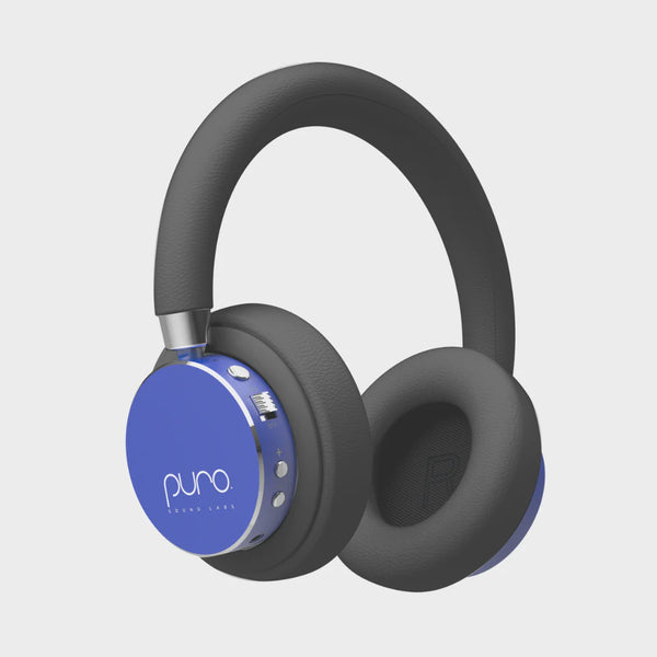 PURO Sound Labs BT2200-Plus Volume Limited Kids’ Bluetooth Headphones - Blue