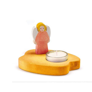 OSTHEIMER Candle Holder Angel red new