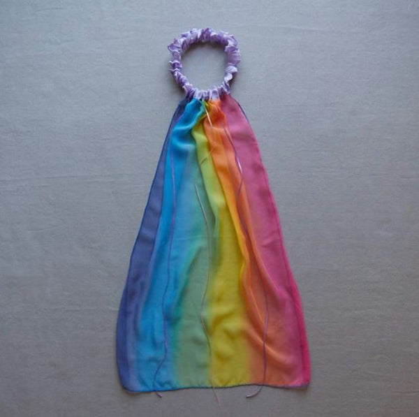 SARAH'S SILKS Veil - Rainbow/Lavender - playhao - Toy Shop Singapore