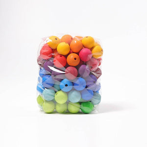 GRIMM'S 96 Large Wooden Beads