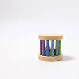 GRIMM'S mini rolling wheel with bells, rainbow colours - playhao - Toy Shop Singapore