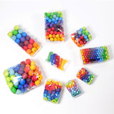 GRIMM'S 120 Small Pastel Wooden Beads