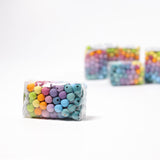 GRIMM'S 120 Small Pastel Wooden Beads
