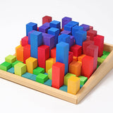 GRIMM'S stepped counting blocks 2 cm, 100 pcs - playhao - Toy Shop Singapore
