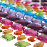 GRIMM'S XXL Acrylic Glitter Stones, 140 Giant pieces for Decorative