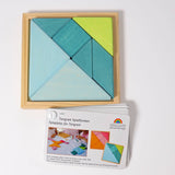 GRIMM'S tangram set blue-green - playhao - Toy Shop Singapore
