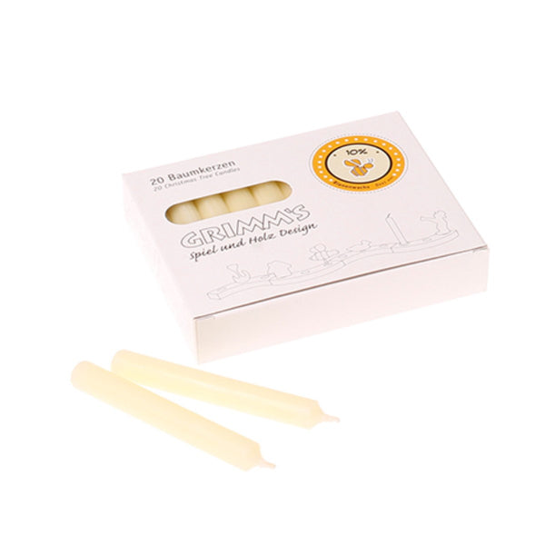 GRIMM'S Creme Beeswax Candles (10%)