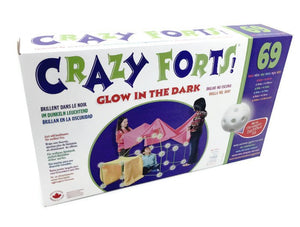 CRAZY FORTS 69 Pc Set - Glow-in-the-Dark
