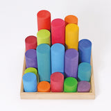 GRIMM'S Large Building Rollers Rainbow - playhao - Toy Shop Singapore