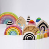 GRIMM'S Rainbow Natural / 6 piece, Medium - playhao - Toy Shop Singapore