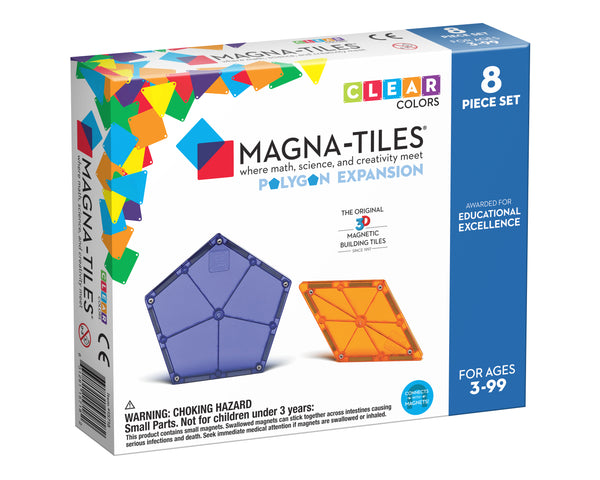 MAGNA-TILES Polygons 8 pc Expansion Set