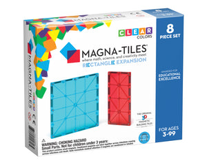 MAGNA-TILES Rectangles 8 Pc Expansion Set
