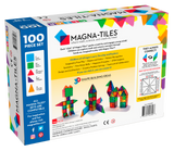 MAGNA-TILES Classic Clear Colors 100 Piece Set