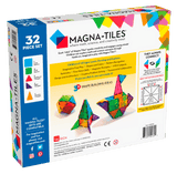 MAGNA-TILES Classic Clear Colors 32 Piece Set - playhao - Toy Shop Singapore