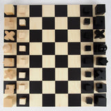NAEF Schachfiguren Bauhaus Chess Pieces with Chess Board