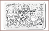 COLOUR ME MATS Timmy & Tammy At Central Fire Station (Colouring Mats Bundle) - playhao - Toy Shop Singapore