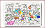 COLOUR ME MATS Timmy & Tammy At Sentosa (Colouring Mats Bundle) - playhao - Toy Shop Singapore