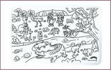 COLOUR ME MATS Outback Wander (Colouring Mat only)