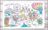 COLOUR ME MATS Timmy & Tammy Around Our Island (Colouring Mat Bundle) - playhao - Toy Shop Singapore