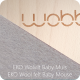 WOBBEL Original Transparent Lacquer Felt Baby Mouse (38)