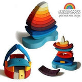 GRIMM'S Stacking Tower Boat - playhao - Toy Shop Singapore