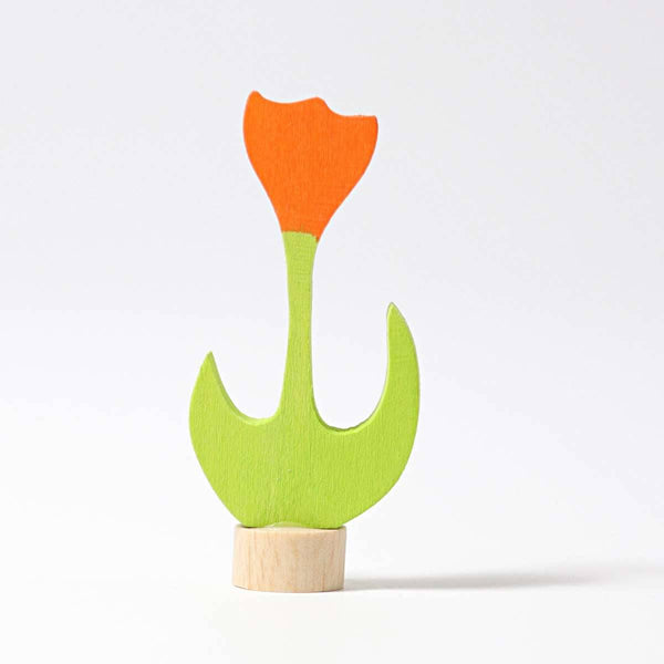 GRIMM'S Decorative Figure Orange Tulip