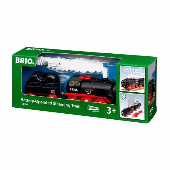 BRIO Battery Operated Steaming Train - playhao - Toy Shop Singapore