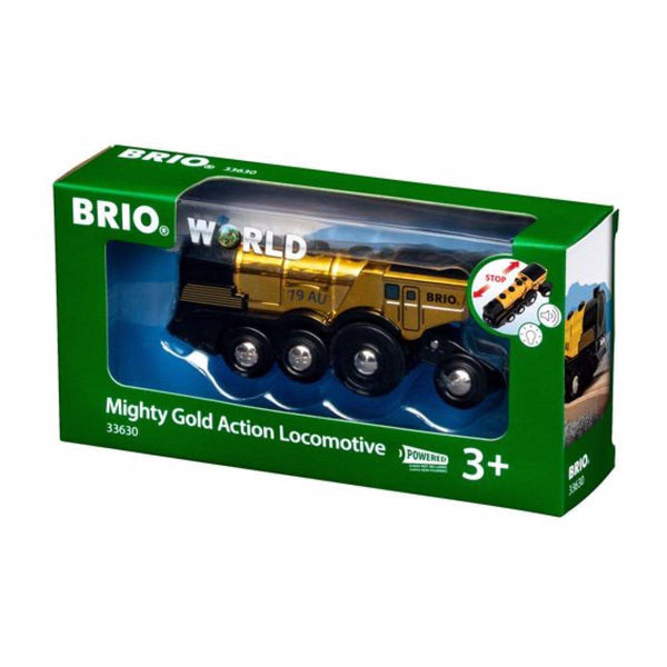 BRIO Mighty Gold Action Locomotive - playhao - Toy Shop Singapore