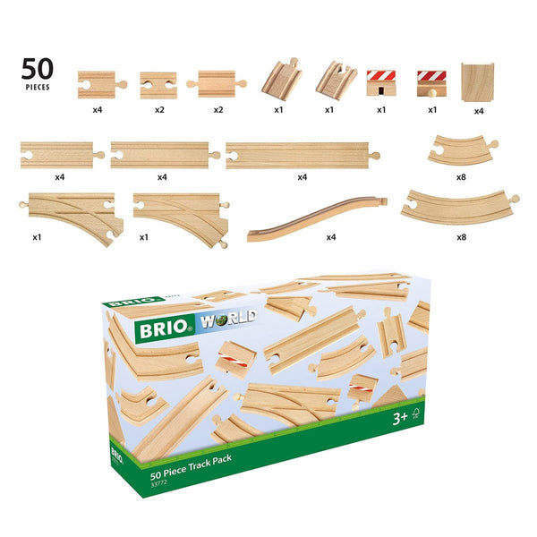BRIO Special Track Pack (50 pieces) - playhao - Toy Shop Singapore
