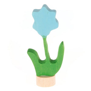 GRIMM'S Decorative Figure Blue Flower