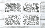 COLOUR ME MATS Celebrating Seasons (Colouring Mat Bundle) - playhao - Toy Shop Singapore