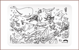 COLOUR ME MATS Deep Blue Sea (Colouring Mat Bundle) - playhao - Toy Shop Singapore