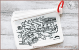 COLOUR ME MATS Emergency & Construction Vehicles (Colouring Mat Bundle) - playhao - Toy Shop Singapore