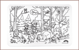 COLOUR ME MATS Into the Woods (Colouring Mat Bundle) - playhao - Toy Shop Singapore