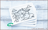 COLOUR ME MATS Land of Dinosaurs (Colouring Mat Bundle) - playhao - Toy Shop Singapore
