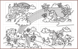 COLOUR ME MATS Magical Unicorns & Fairies (Colouring Mat Bundle) - playhao - Toy Shop Singapore