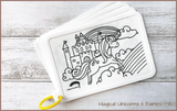 COLOUR ME MATS Magical Unicorns & Fairies (Colouring Mat Bundle) - playhao - Toy Shop Singapore