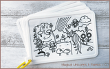 COLOUR ME MATS Magical Unicorns & Fairies (Colouring Mat Bundle) - playhao - Toy Shop Singapore