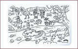 COLOUR ME MATS Outback Wander (Colouring Mat Bundle) - playhao - Toy Shop Singapore