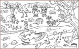 COLOUR ME MATS Outback Wander (Colouring Mat Bundle) - playhao - Toy Shop Singapore
