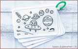 COLOUR ME MATS Space Exploration (Colouring Mat Bundle) - playhao - Toy Shop Singapore