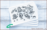COLOUR ME MATS Space Exploration (Colouring Mat Bundle) - playhao - Toy Shop Singapore