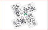 COLOUR ME MATS The Princess and the Dragon (Colouring Mat Bundle) - playhao - Toy Shop Singapore