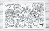 COLOUR ME MATS Timmy & Tammy Around Our Island (Colouring Mat Bundle) - playhao - Toy Shop Singapore