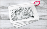 COLOUR ME MATS Timmy & Tammy Around Our Neighbourhood (Colouring Mat Bundle) - playhao - Toy Shop Singapore