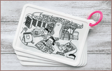 COLOUR ME MATS Timmy & Tammy Around Our Neighbourhood (Colouring Mat Bundle) - playhao - Toy Shop Singapore