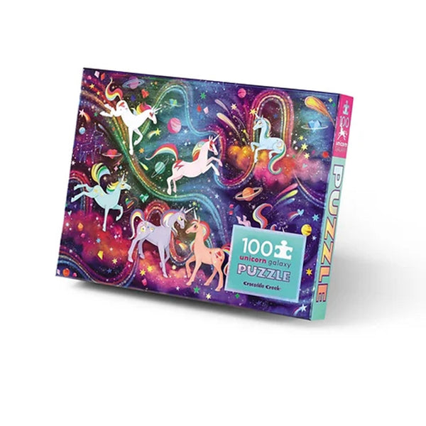 CROCODILE CREEK 100-pcs unicorn galaxy puzzle - playhao - Toy Shop Singapore