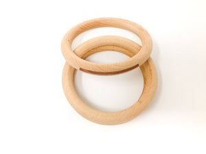 GRAPAT Big Hoops - 3 Natural wood (divisible pack) - playhao - Toy Shop Singapore