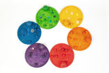GRAPAT Rainbow Dishes - 6 Rainbow - playhao - Toy Shop Singapore